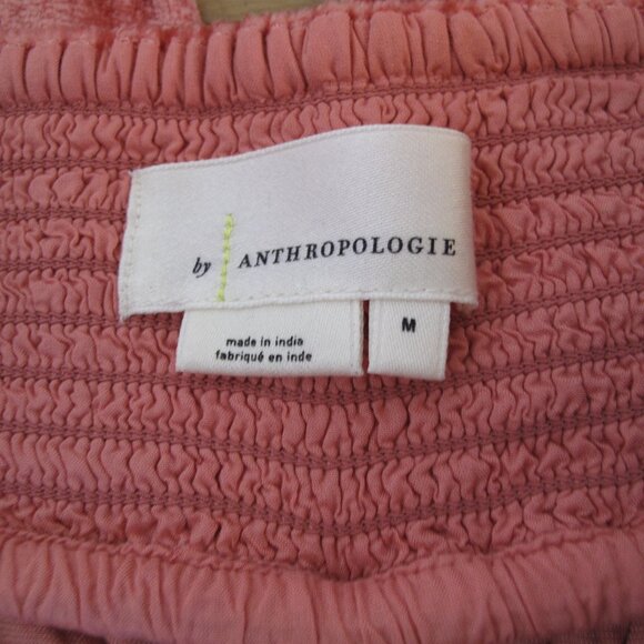 ANTHROPOLOGIE Rosie Coral Embroidered Velvet Joggers - Picture 6 of 9